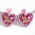 European and American Cross border Earrings Valentine s Day Romantic Sweetheart Pink Earrings Festival Party Love