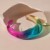 European and American neon colored acrylic irregular opening bracelet with exaggerated simplicity and high geometric temperament