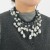 Pearl tassel multi-layer fashionable handmade necklace collarbone chain