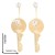 European and American minimalist key four wearing detachable earrings