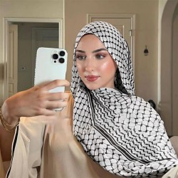 print Chiffon head Arab scarf medium East Dubai Turkey head