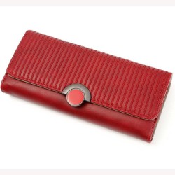 PU leather long style lady coin bag Korean style fashion Clutch three Wallets ..