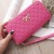 Korean style fashion lady Double coin bag bow bagPU Clutch