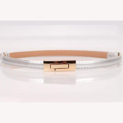 buckle  candy colors leather lady Korean style belt Korean style all-Purpose f..