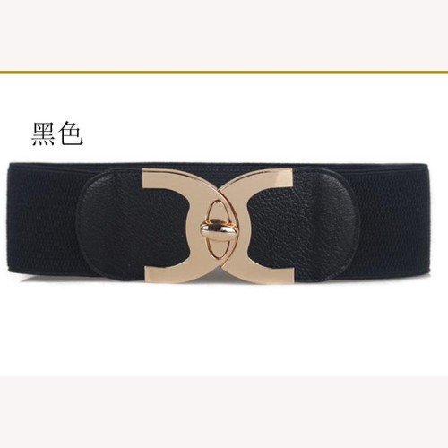 Autumn and Winter buckle Korean style fashion all-Purpose lady ornament width belt woman style all-Purpose belt