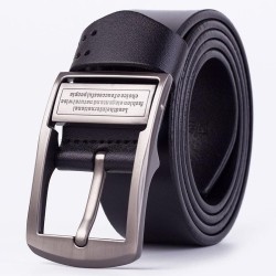 man real leather buckle belt imitate belt fashion leisure pure Cowhide Cowboy belt