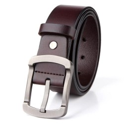 style man buckle real leather belt   Cowhide man real leather fashion leisure belt