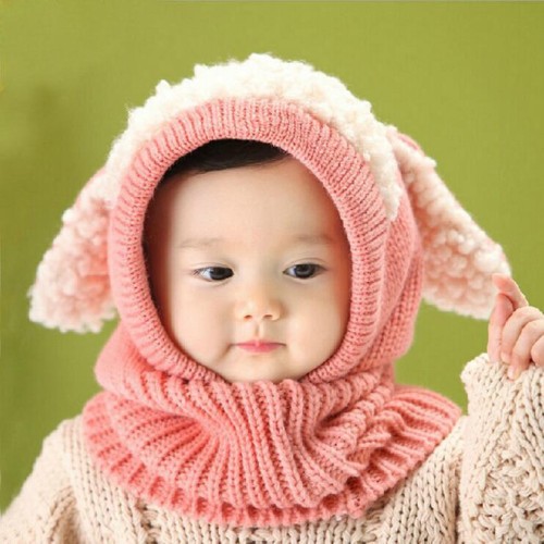 child hat Autumn and Winter style  Korea lovely samll dog shawl one-piece warm woolen