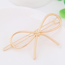 occidental style fashion  Metal bow personality Word