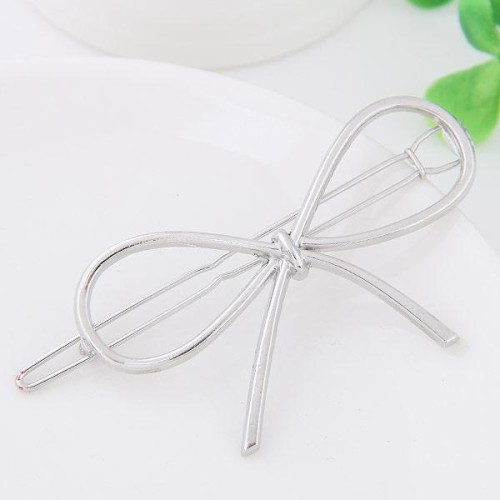 occidental style fashion  Metal bow personality Word