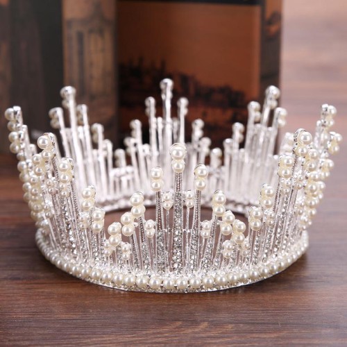 bride head  circle Pearl luxurious crown bride crown  crown