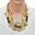 occidental style fashion fashion   big Pearl weave necklace woman clavicle chain