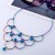 Metal Collar Colorful textured exaggerating necklace short style clavicle chain