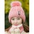 hat velvet woolen velvet Korean style lady Autumn and Winter knitting two