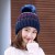 hat hedging set velvet thicken woolen man Korean style autumn Winter man knitting