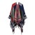 Jacquard geometry tassel mixed colors contrast color lady shawl travel air conditioning cloak wind