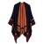 lady four big frame imitate sheep velvet picking Jacquard occidental style shawl catwalk wind