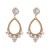 UR earrings occidental style high-end glass diamond Alloy ear stud earring