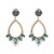 UR earrings occidental style high-end glass diamond Alloy ear stud earring