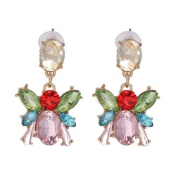 UR occidental style earrings high-end glass