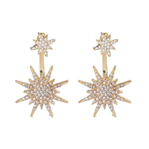 UR ear stud earrings two occidental style star