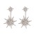 UR ear stud earrings two occidental style star