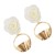 fashion brief rose peony Earring Japan and Korea trend wind generous gilded ear stud more color all-Purpose