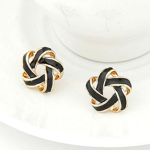 fine  Korean style fashion all-Purpose woolen sweet personality ear stud