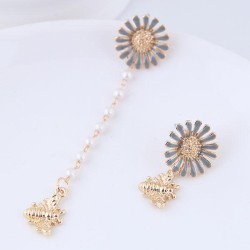 fine  Korean style fashion  sweetOL  chrysanthemum  asymmetry temperament pers..