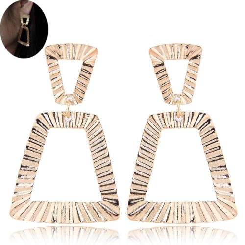 occidental style fashion Metal geometry Modeling temperament ear stud