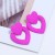  occidental style exaggerating high-end geometry love earrings