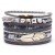  bracelet lady occidental style fashion Alloy feather multicolor