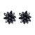  flowers Acrylic ear stud occidental style personality