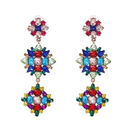  diamond color earrings occidental style wind earring