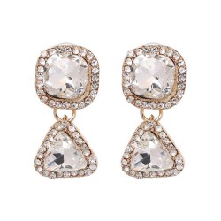 UR occidental style wind earrings personality lady diamond ear stud high-end