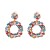 UR occidental style wind Round fully-jewelled earrings high-end earring