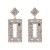 UR long square diamond earrings occidental style fashion high-end personality earring