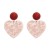 ear stud occidental style Acrylic square earrings color