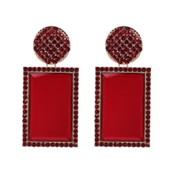 UR diamond earrings occidental style woman ear stud