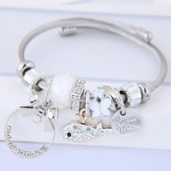 occidental style fashion  Metal all-Purpose bow concise circle  dolphin more elementsD concise personality personalit