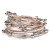 lady bracelet occidental style fashion style woman  diamond two circle buckle bracelet