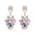 UR Alloy diamond earring high-end retro ear stud high quality glass diamond