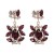 UR Alloy diamond earring high-end retro ear stud high quality glass diamond