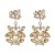 UR Alloy diamond earring high-end retro ear stud high quality glass diamond