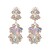 UR Alloy diamond earring high-end retro ear stud high quality glass diamond