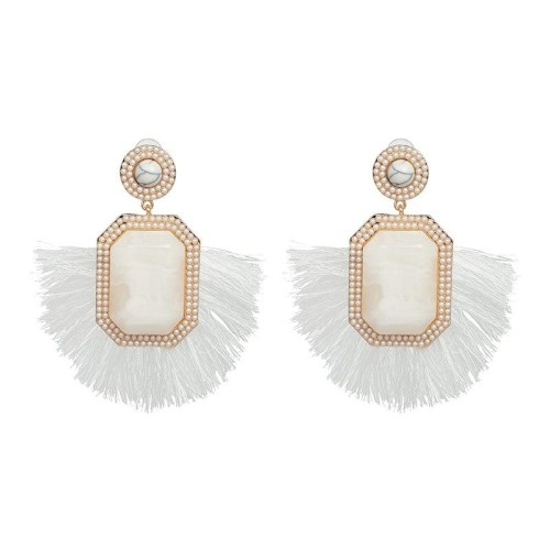 UR tassel earrings occidental style wind personality Alloy diamond earring