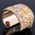 occidental style fashion gravel Rhinestone exaggerating opening width surface bangle