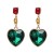 love earring Alloy glass diamond earrings