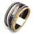 fashion multilayer multicolor Bohemian style   Alloy buckle lady bracelet