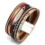 fashion multilayer multicolor Bohemian style   Alloy buckle lady bracelet